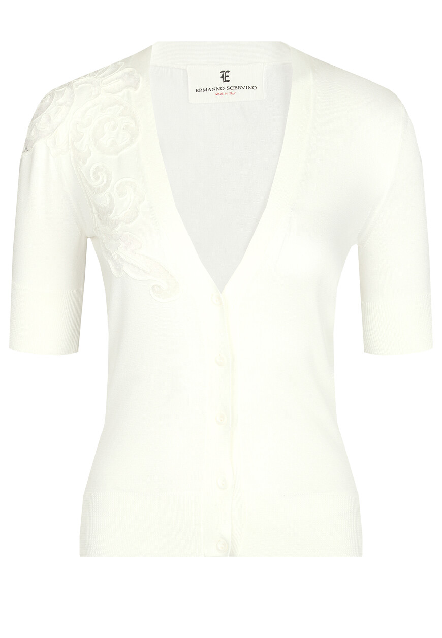 

Кардиган Ermanno Scervino, Белый