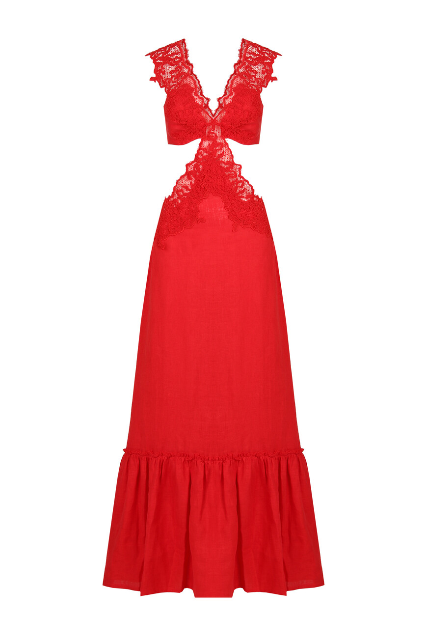 

Платье Ermanno Scervino, Красный