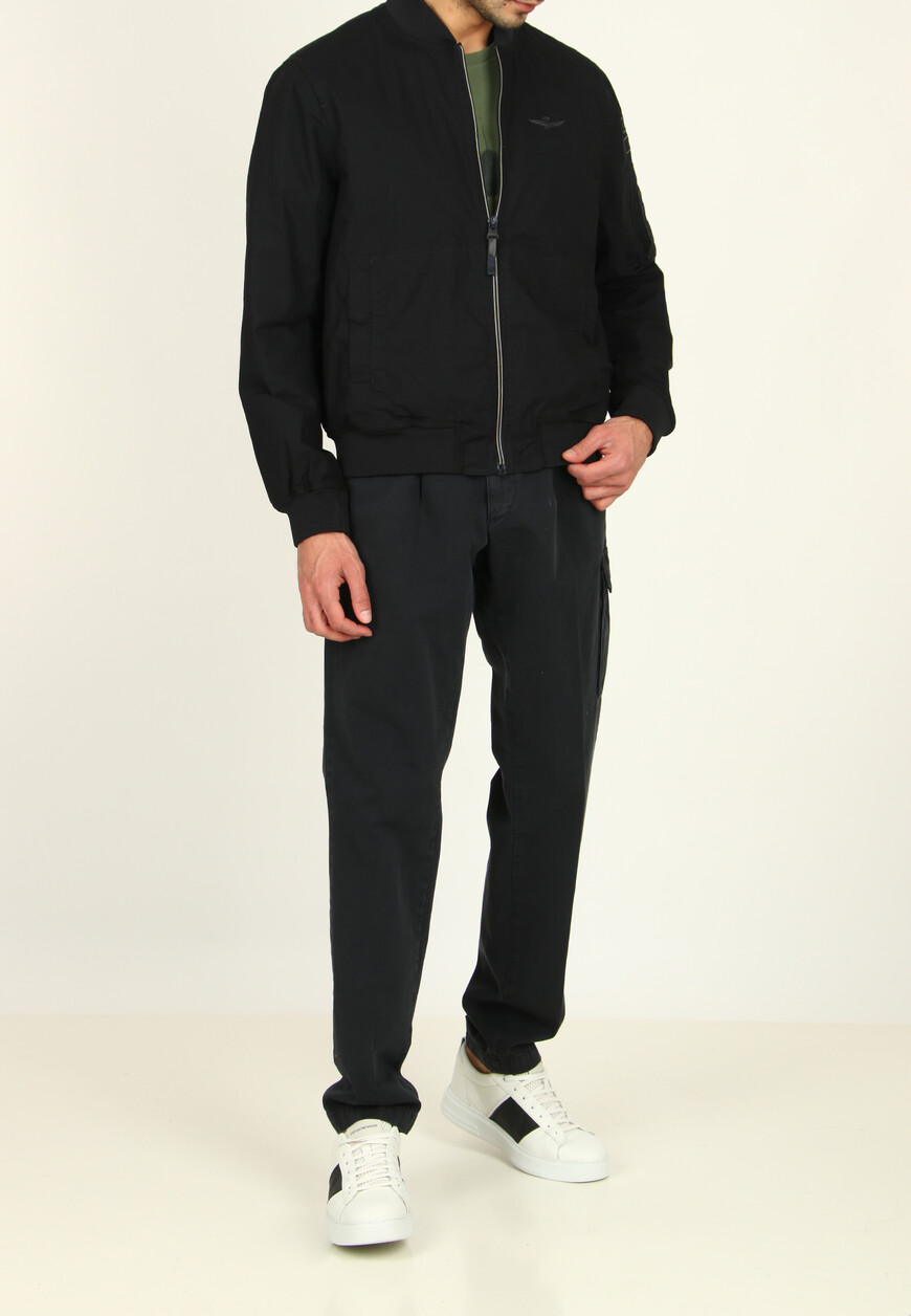 куртка  от бренда aeronautica militare вид слева