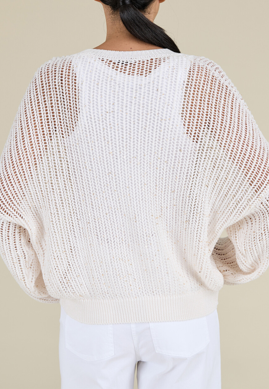 пуловер  от бренда peserico вид слева