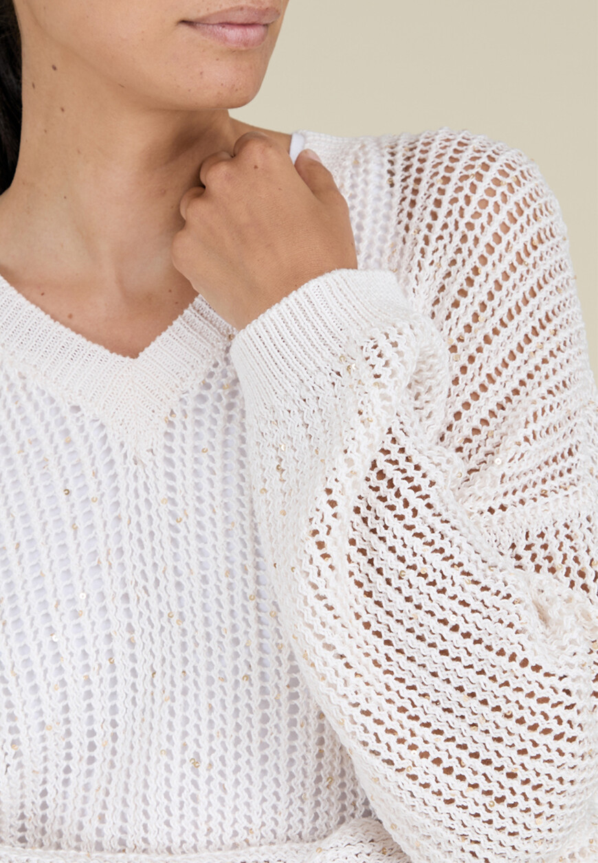 пуловер  из италии вид сбоку