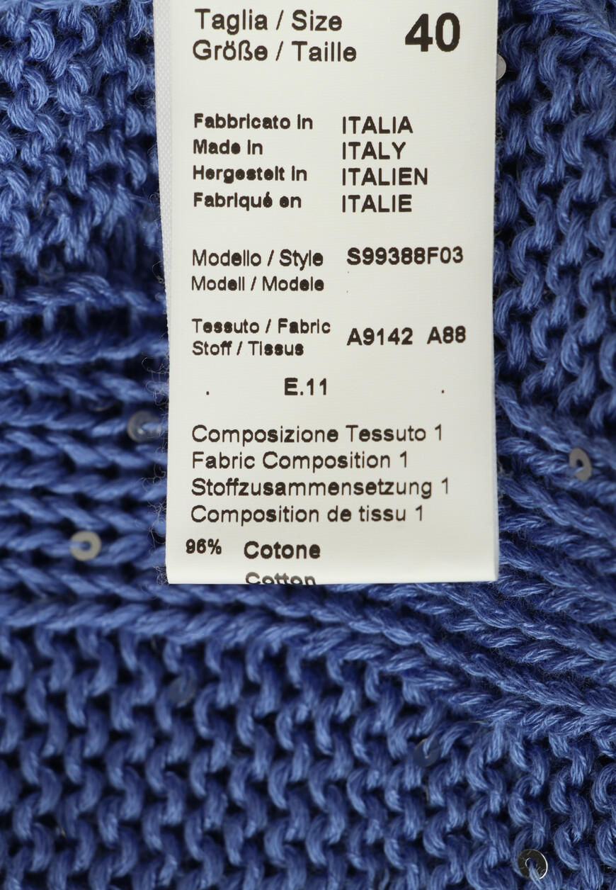 пуловер  для взрослого возраста с изнаночной стороны