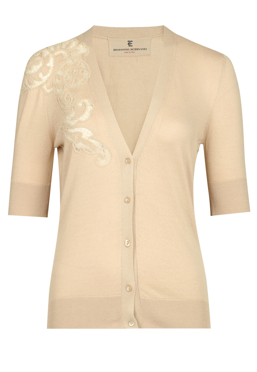 

Кардиган Ermanno Scervino, Бежевый
