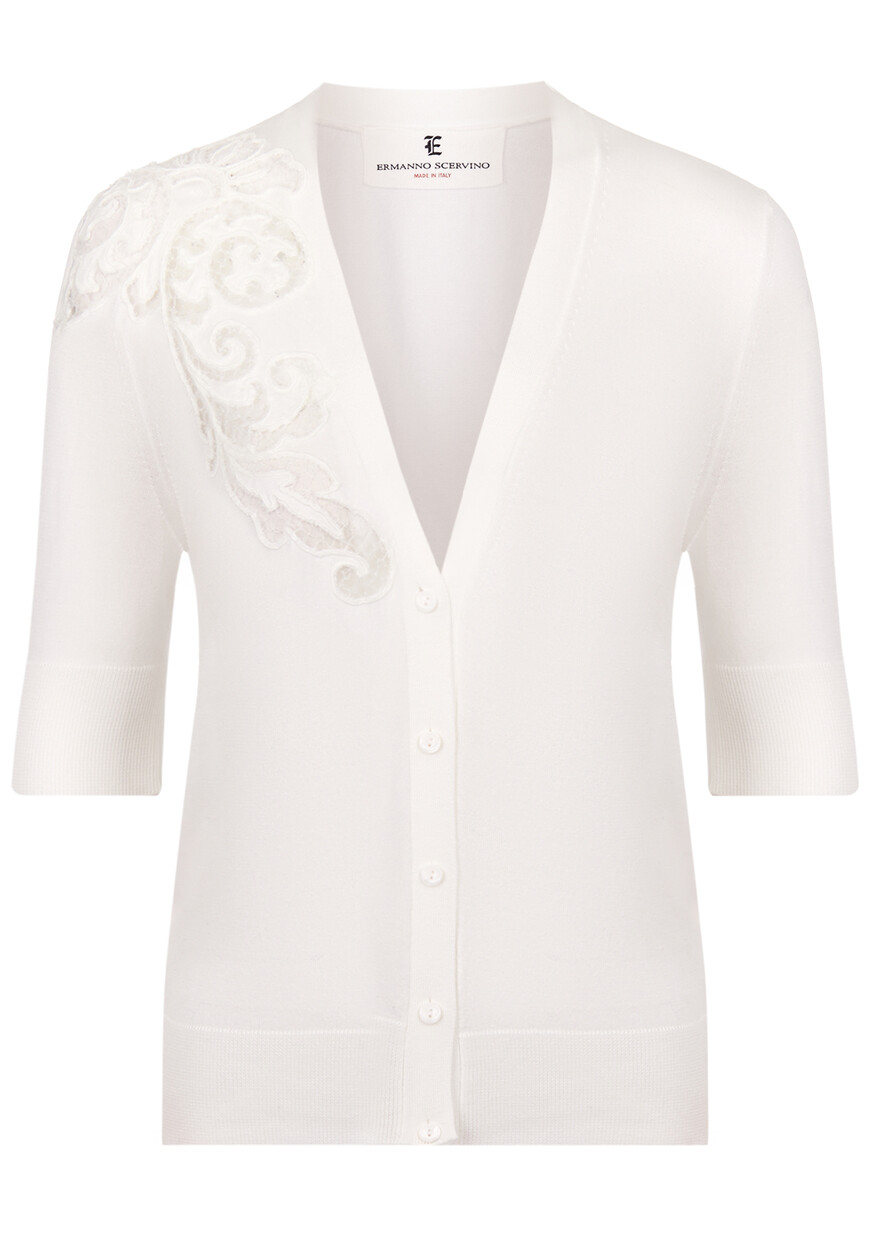 

Кардиган Ermanno Scervino, Белый