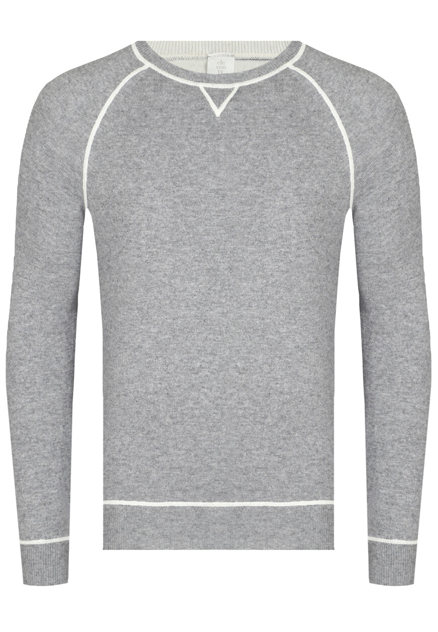 

Лонгслив Eleventy, Серый