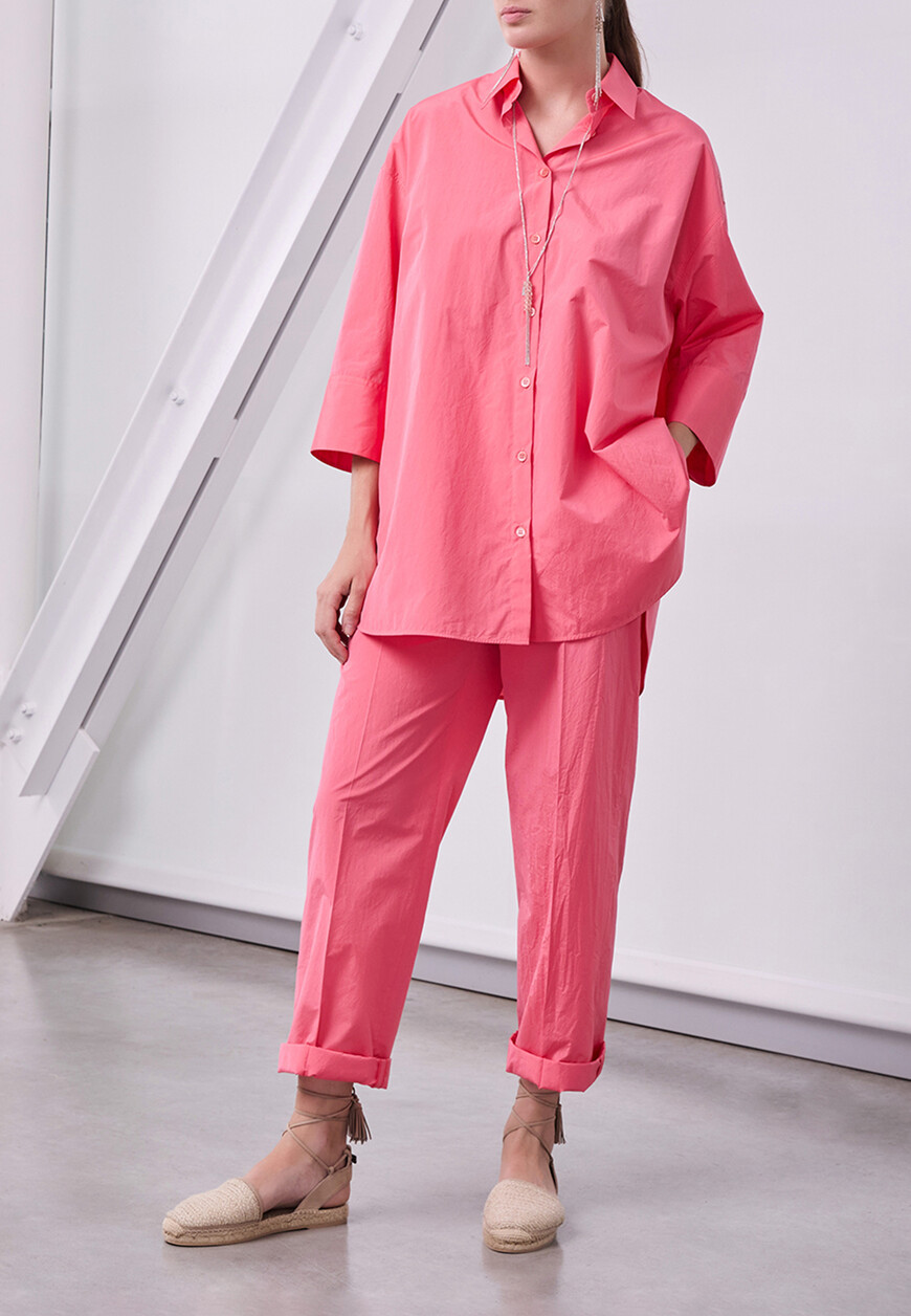 рубашка  от бренда peserico вид слева