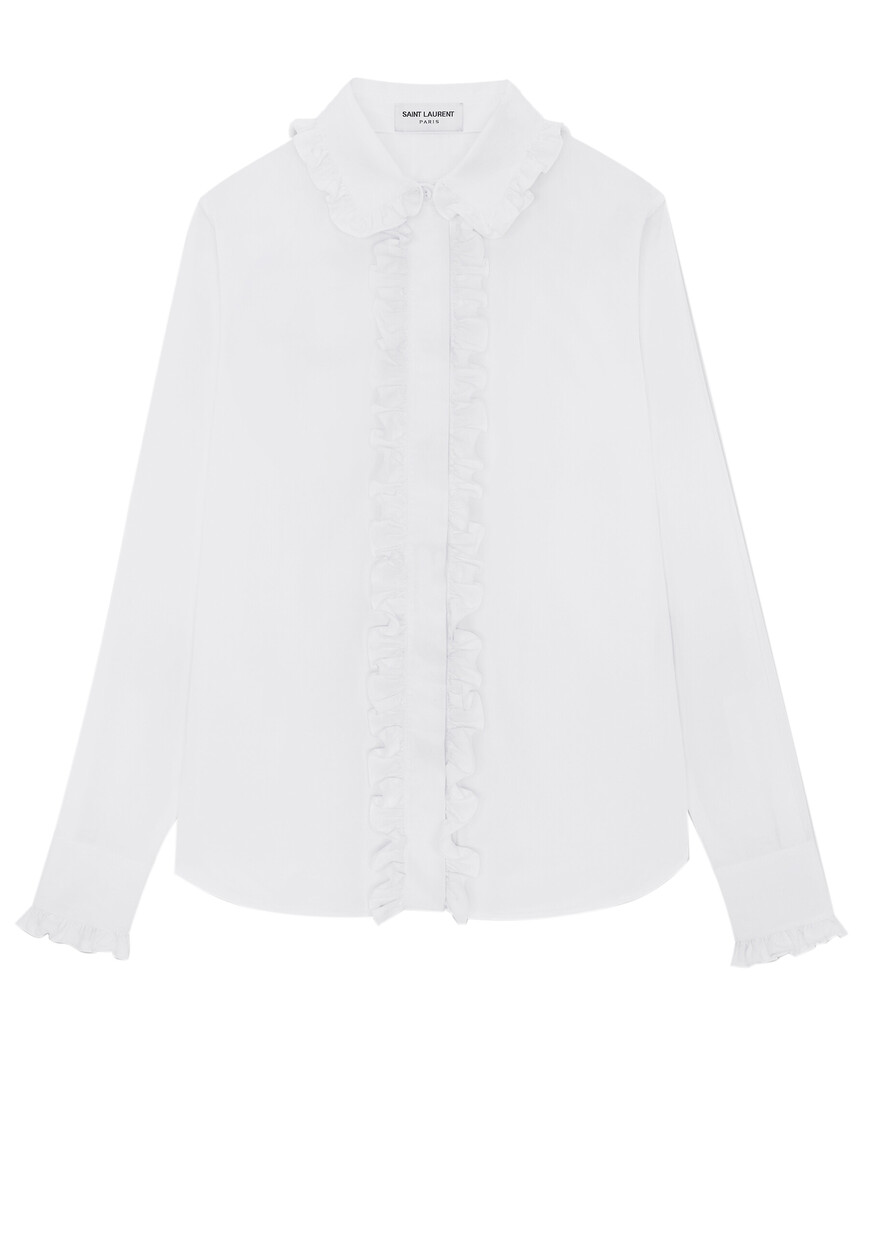 

Блуза Saint Laurent, Белый