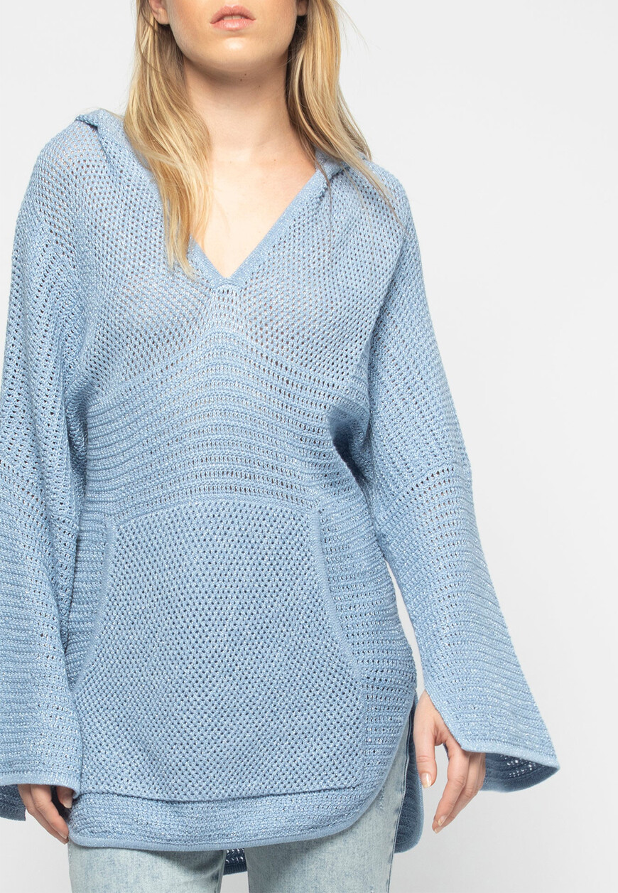 

Пончо Max&Moi, Голубой