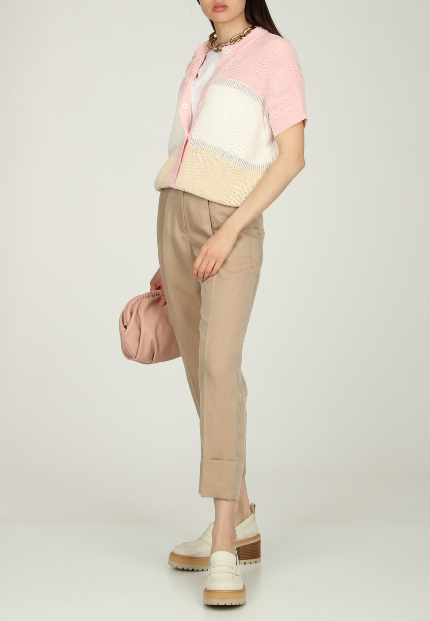 кардиган  из италии вид сбоку