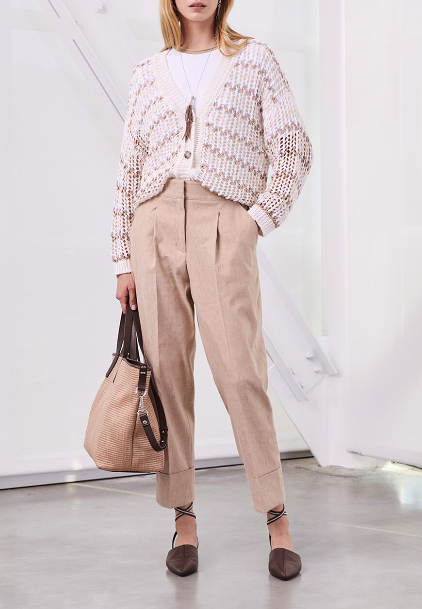 кардиган  из италии вид сбоку