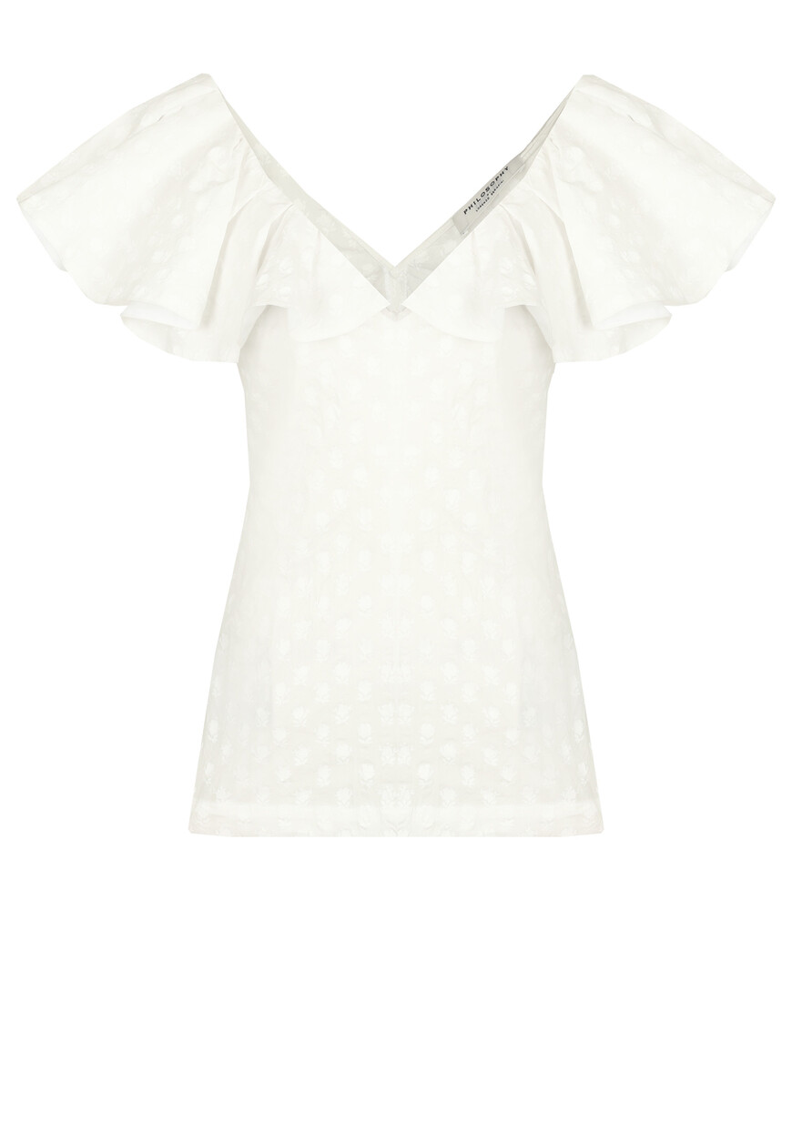 

Блуза Philosophy Di Lorenzo Serafini, Белый