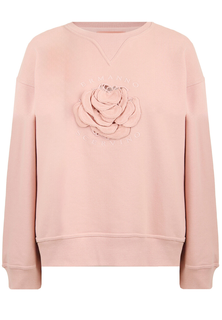 

Свитшот Ermanno Scervino, Розовый