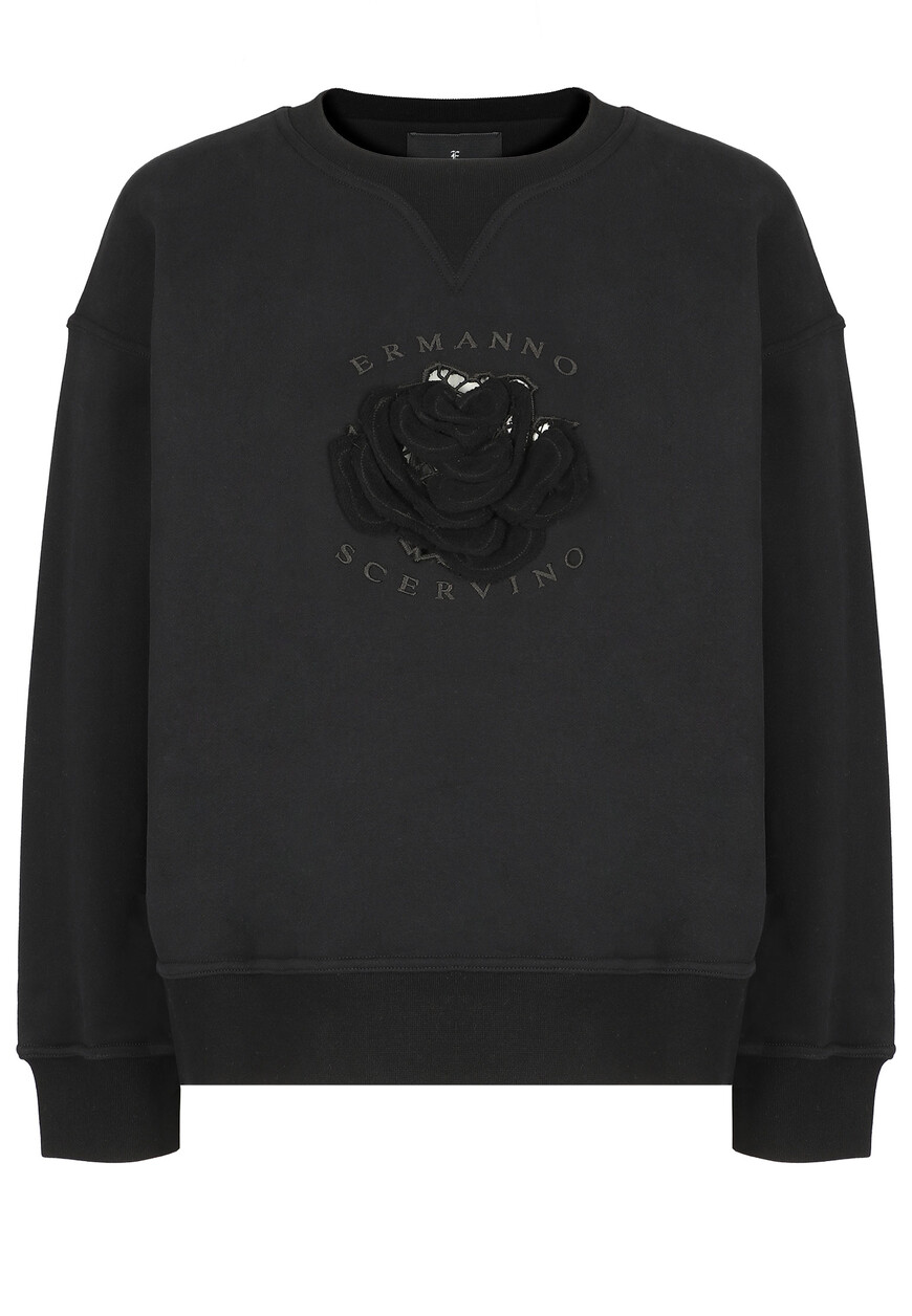 

Свитшот Ermanno Scervino, Черный