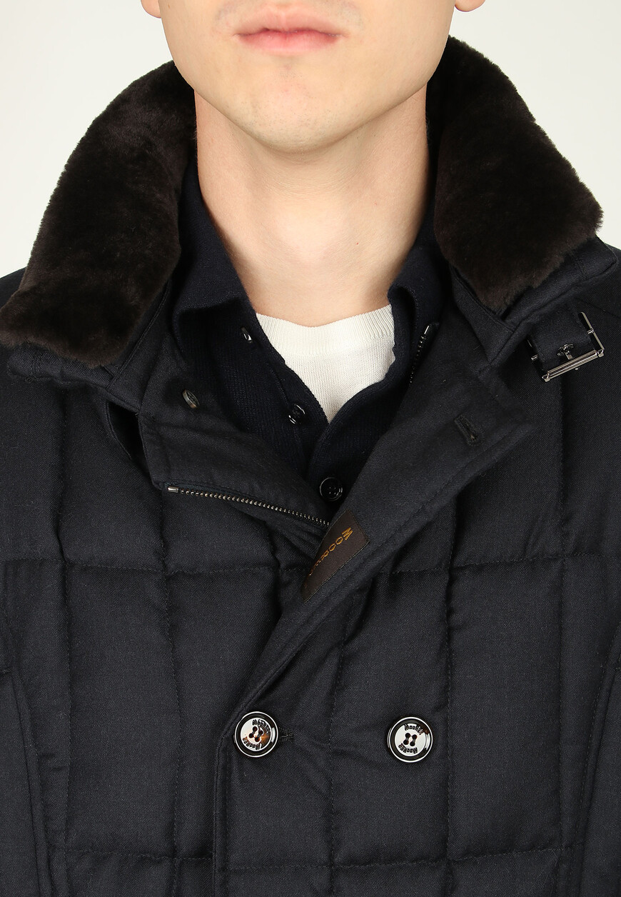 пуховик  из проверенных материалов спереди