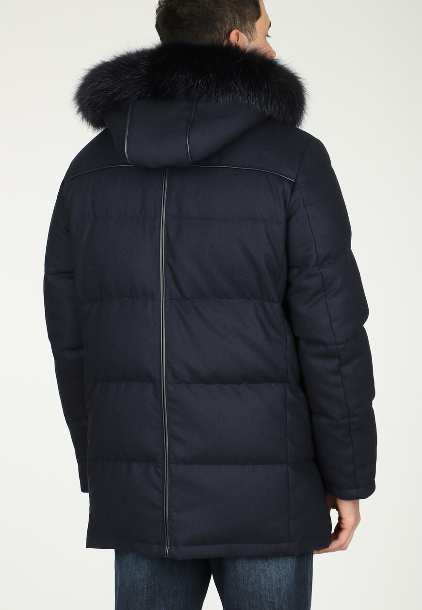 пуховик castello d`oro из италии вид сбоку