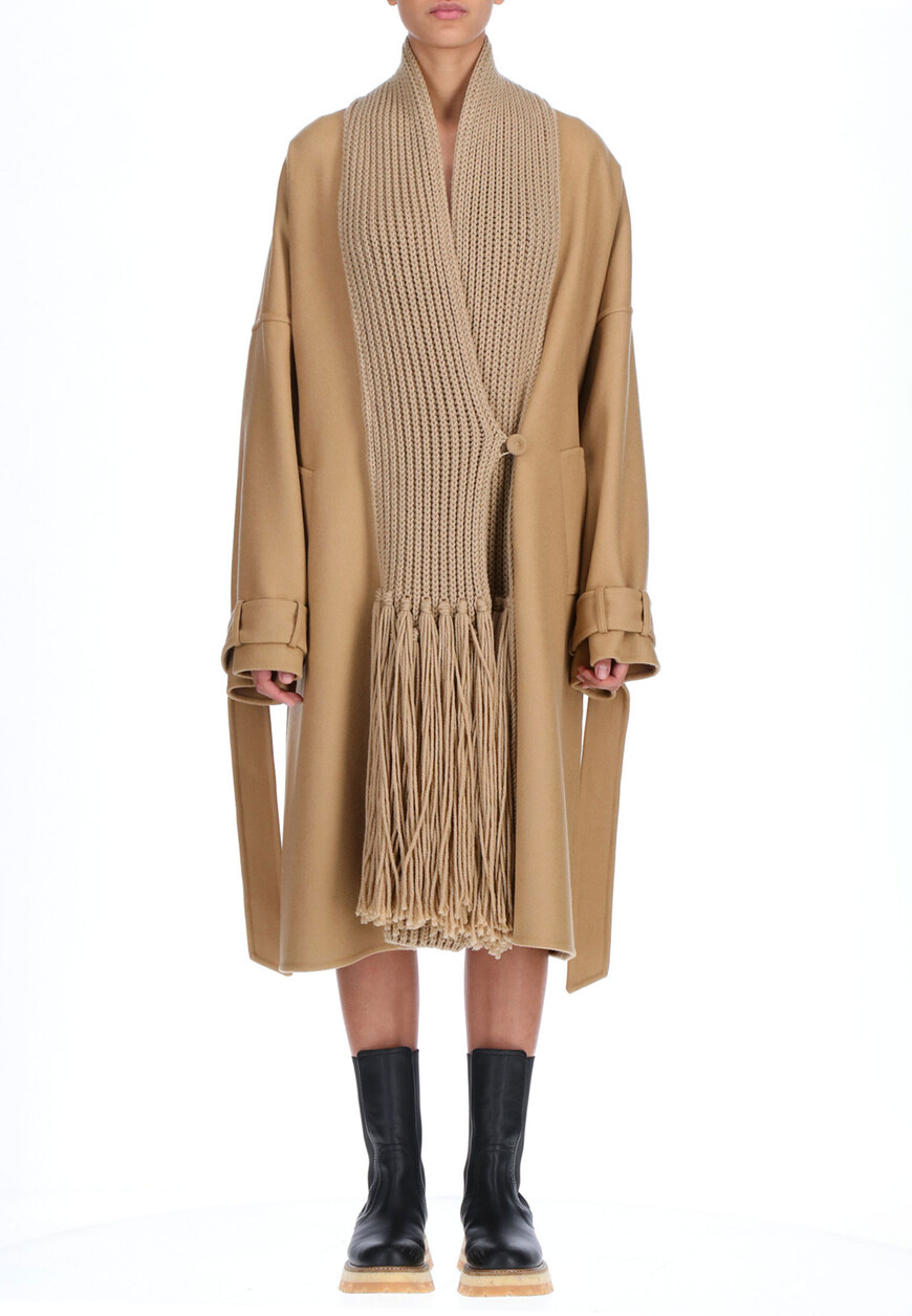

Пальто Ermanno Scervino, Коричневый
