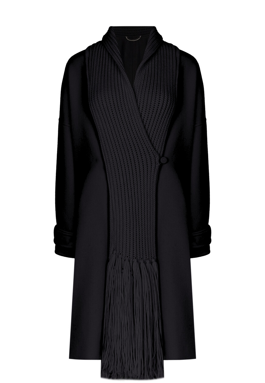 

Пальто Ermanno Scervino, Черный