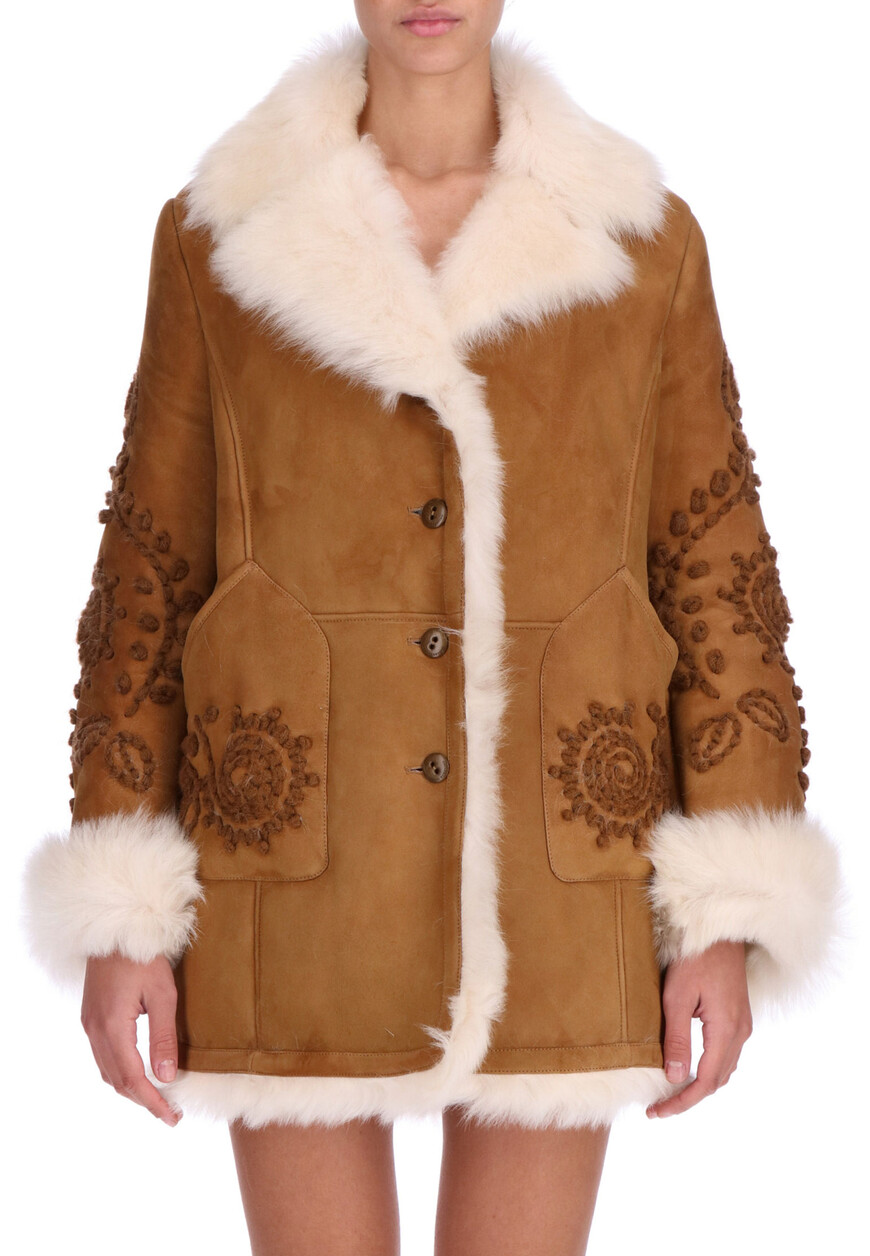 

Дубленка Ermanno Scervino, Коричневый