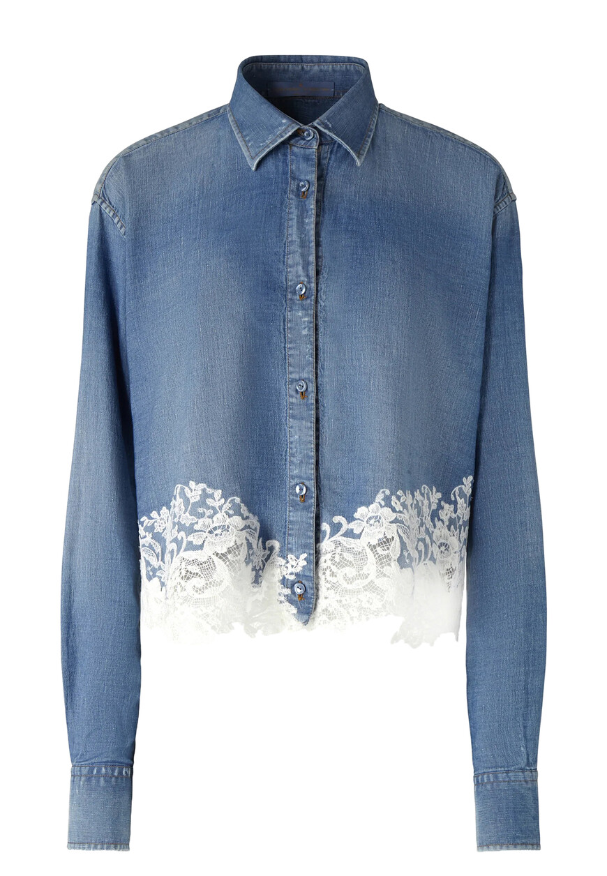 

Рубашка Ermanno Scervino, Синий