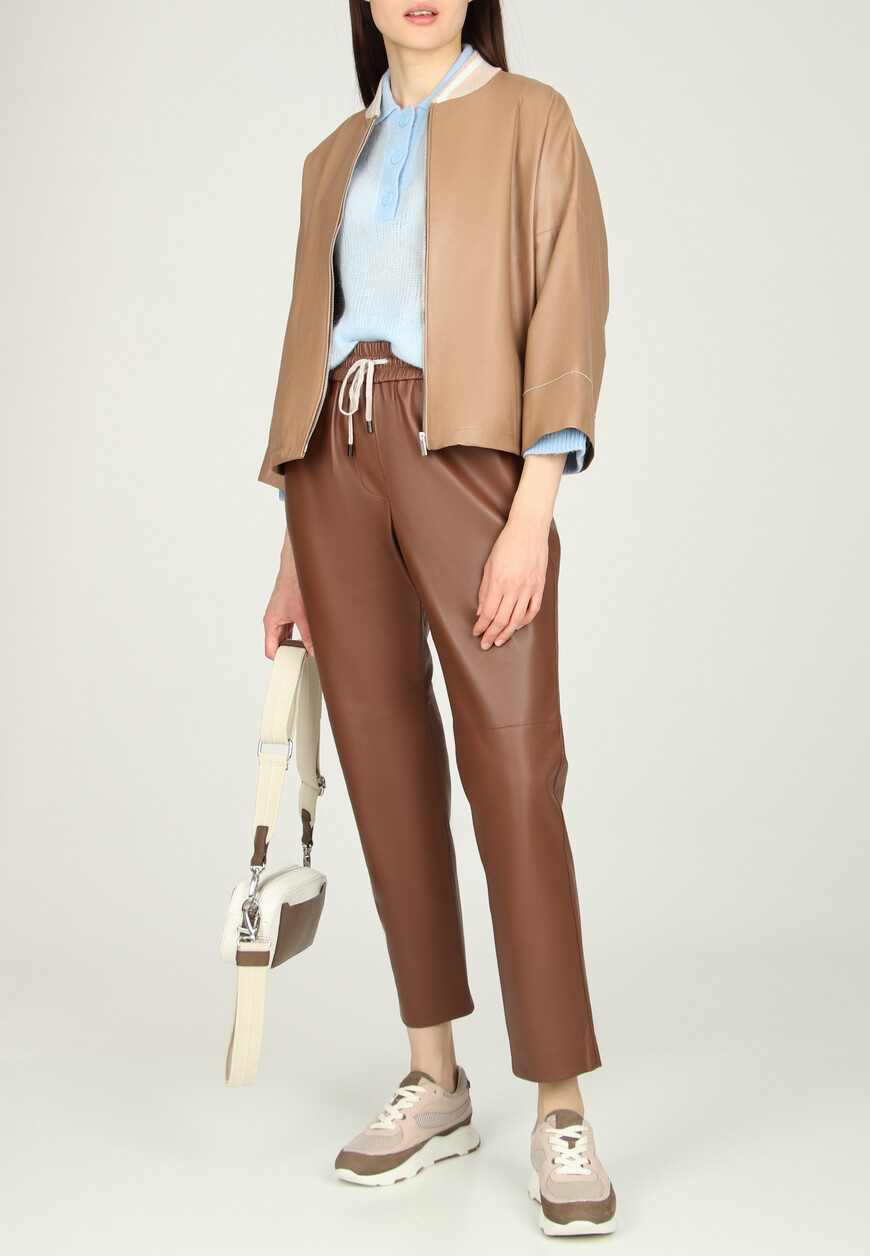 кожаная куртка  S21355C03 A9384 по акции