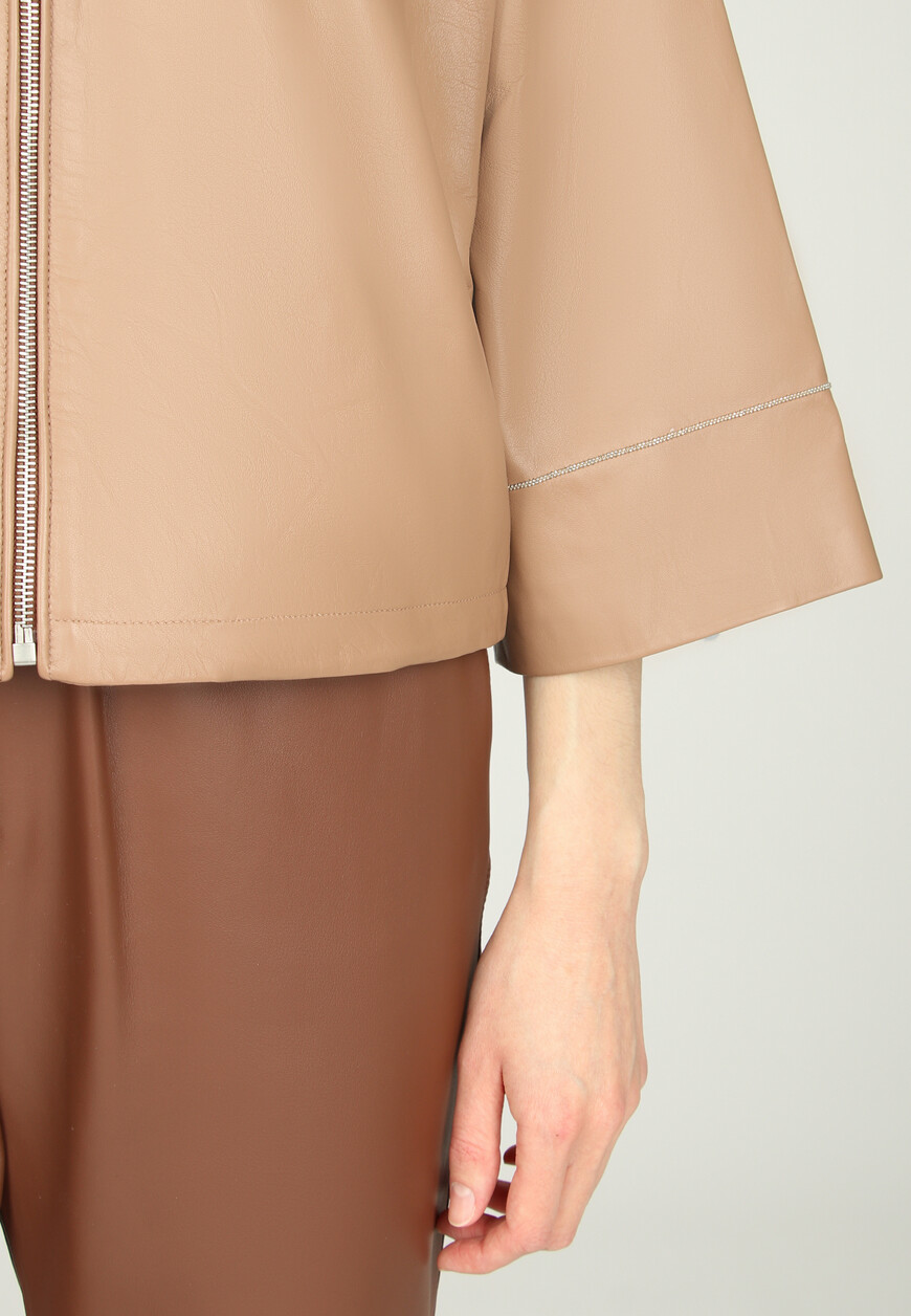 кожаная куртка  S21355C03 A9384 со скидкой