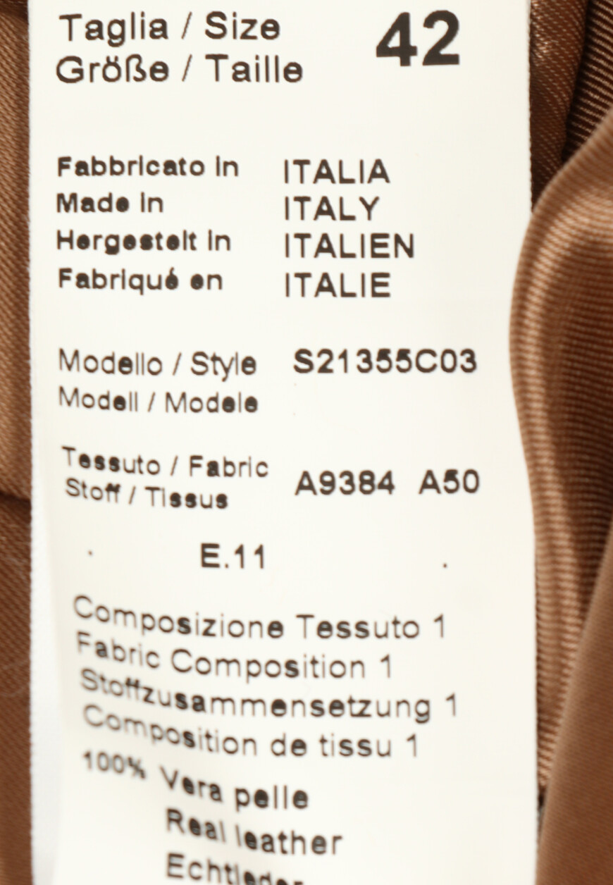 кожаная куртка  S21355C03 A9384 на официальном сайте