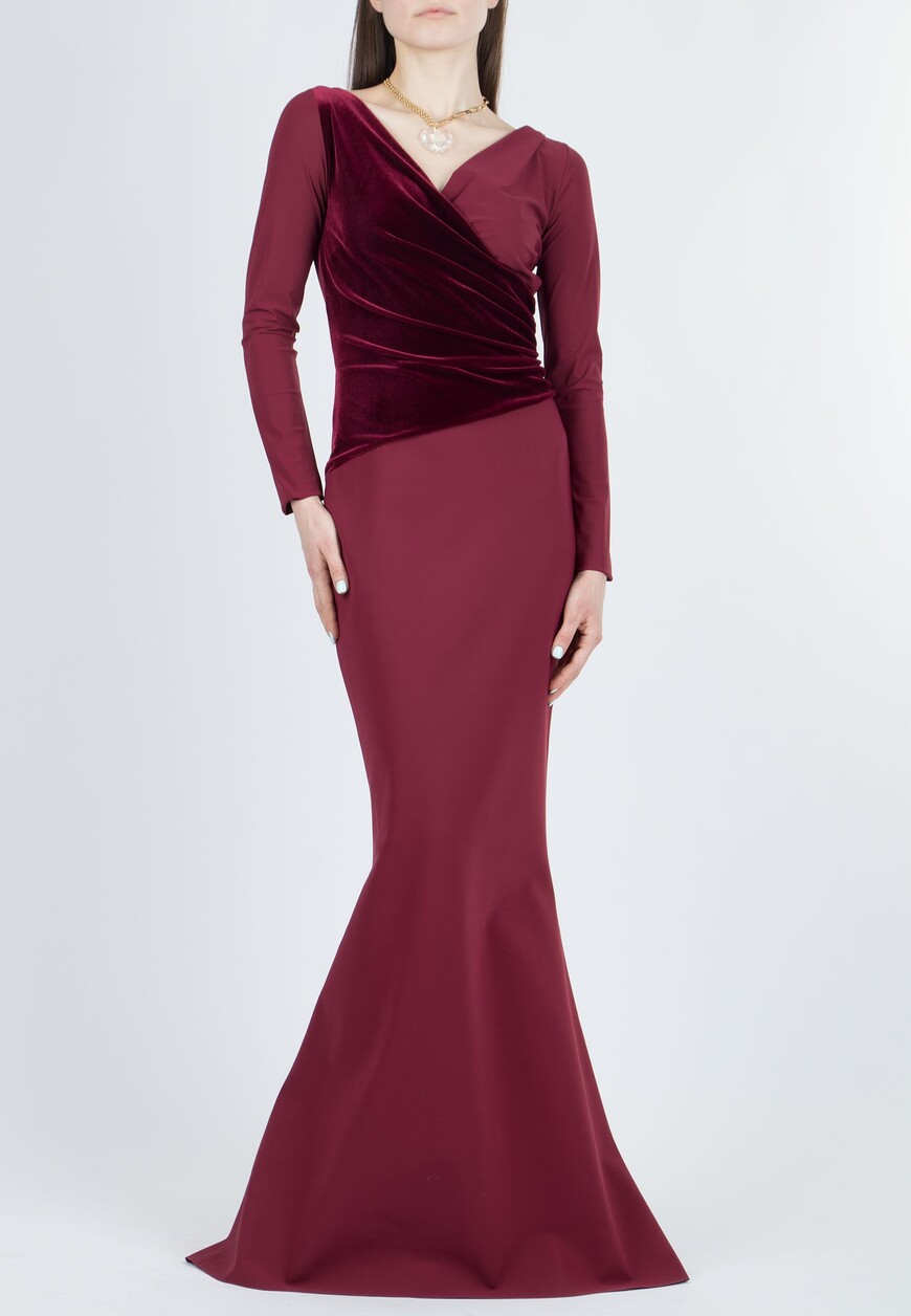 платье  HILARA ML VELVET LONG купить с доставкой