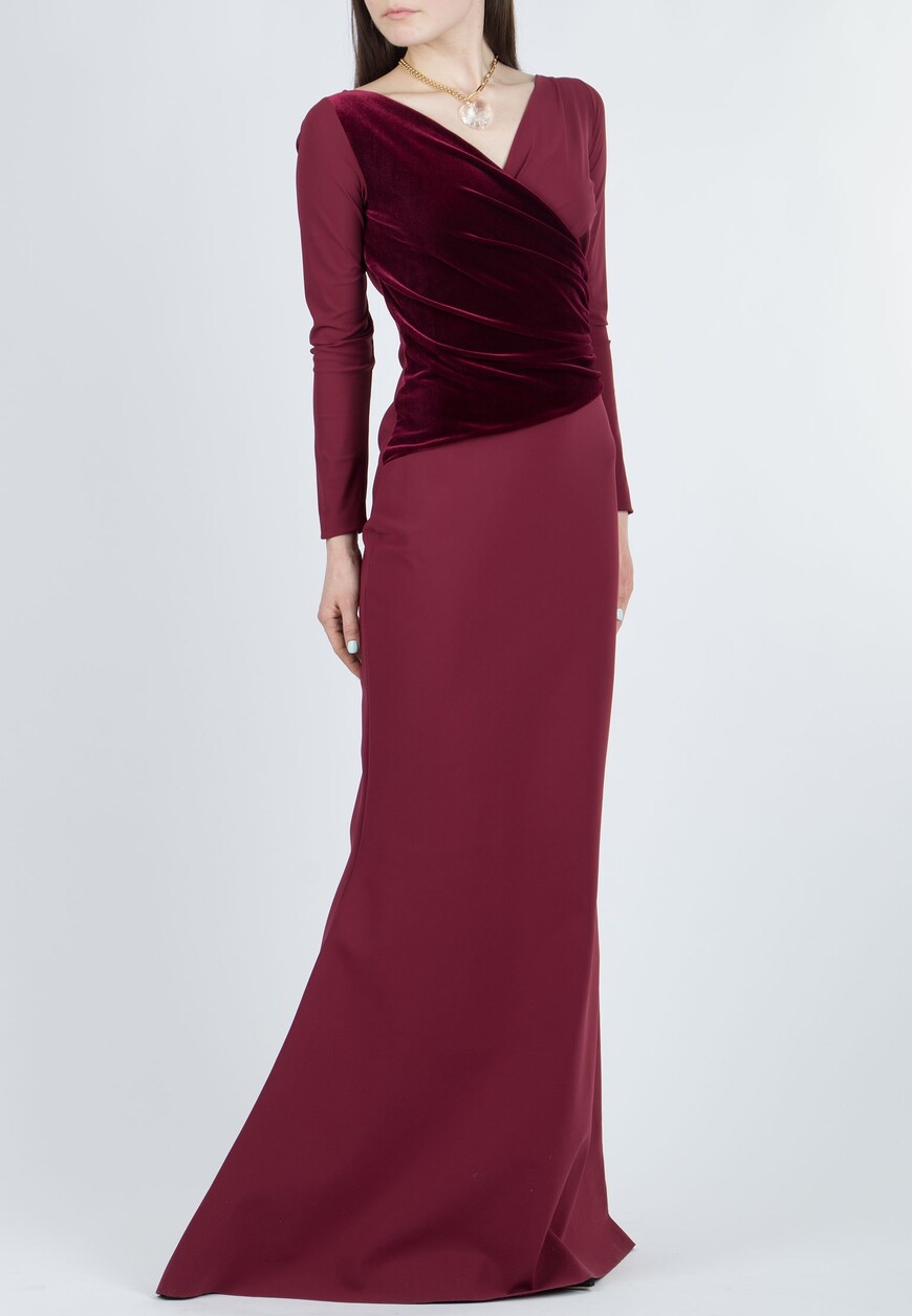 платье  HILARA ML VELVET LONG по низкой цене