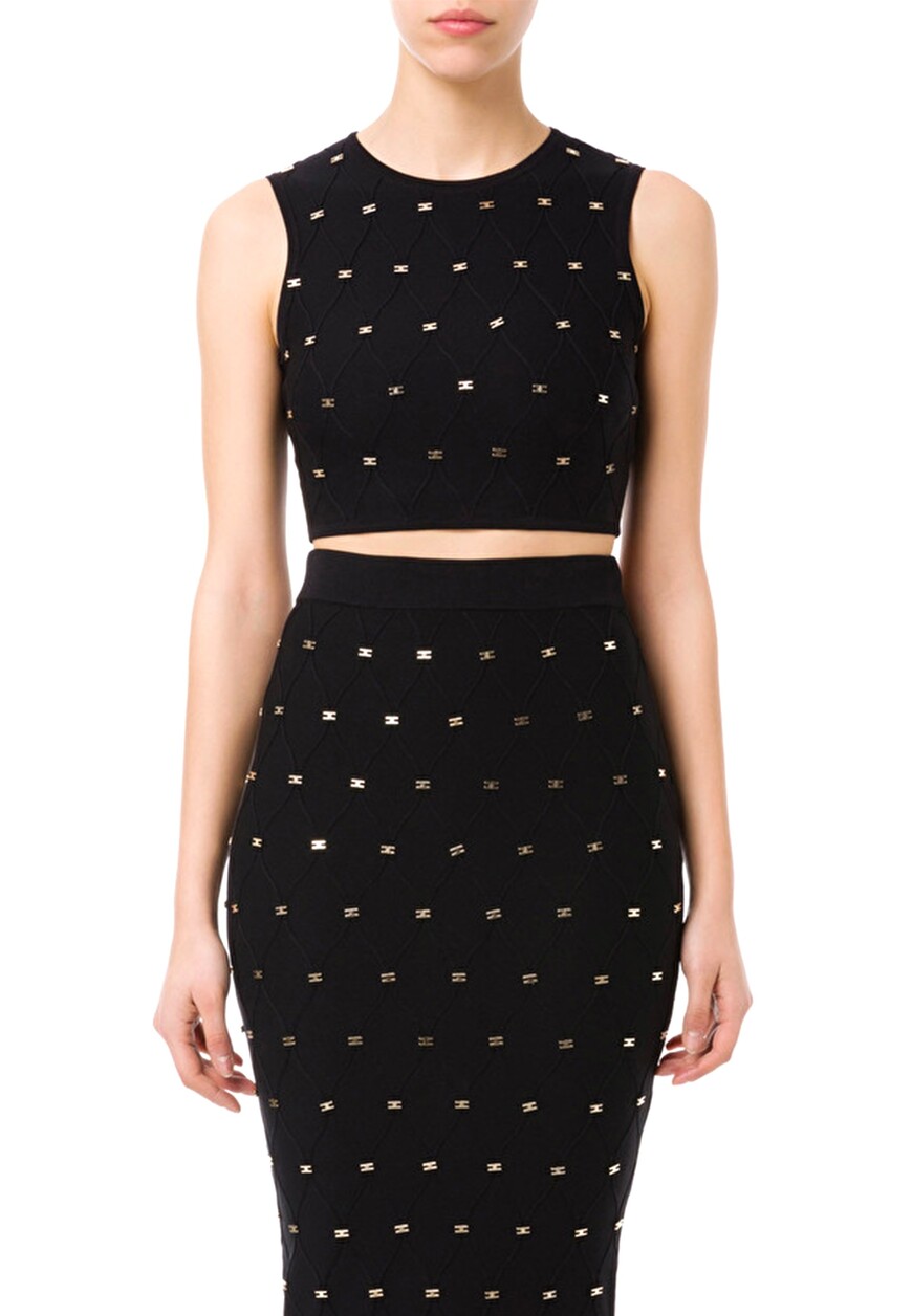 

Топ Elisabetta Franchi, Черный