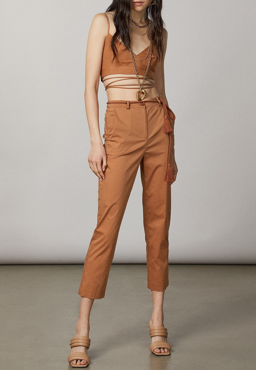 

Брюки Patrizia Pepe, Коричневый