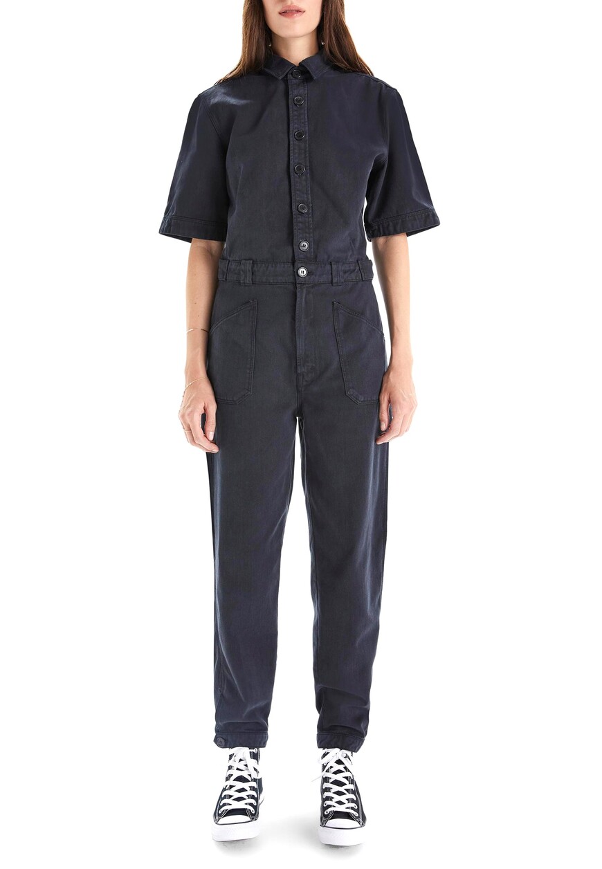 

Джинсовый Комбинезон Mother, Черный