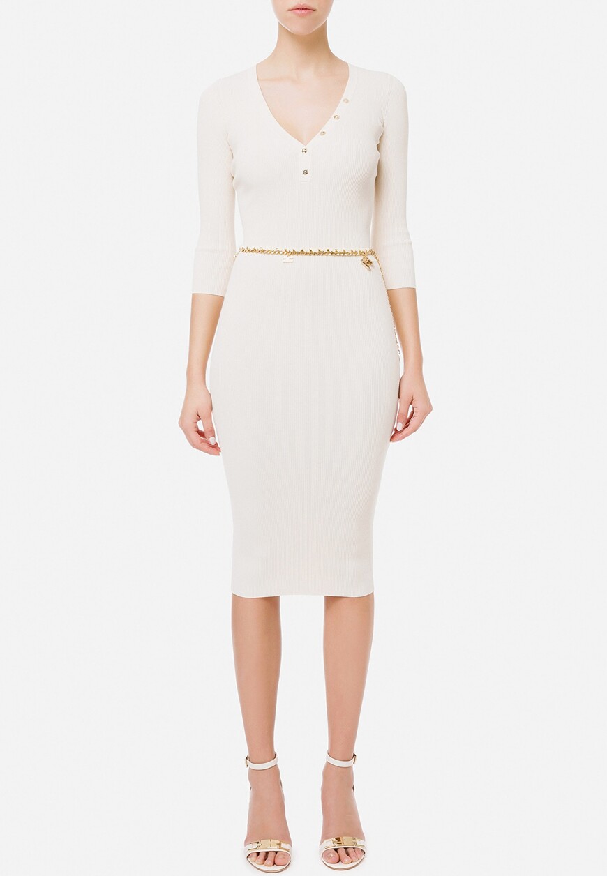 

Платье Elisabetta Franchi, Бежевый