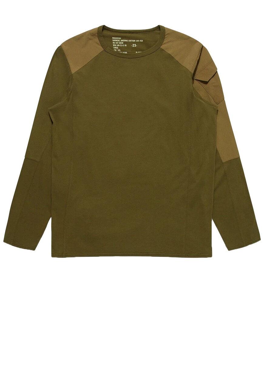 

Лонгслив Maharishi, Зеленый