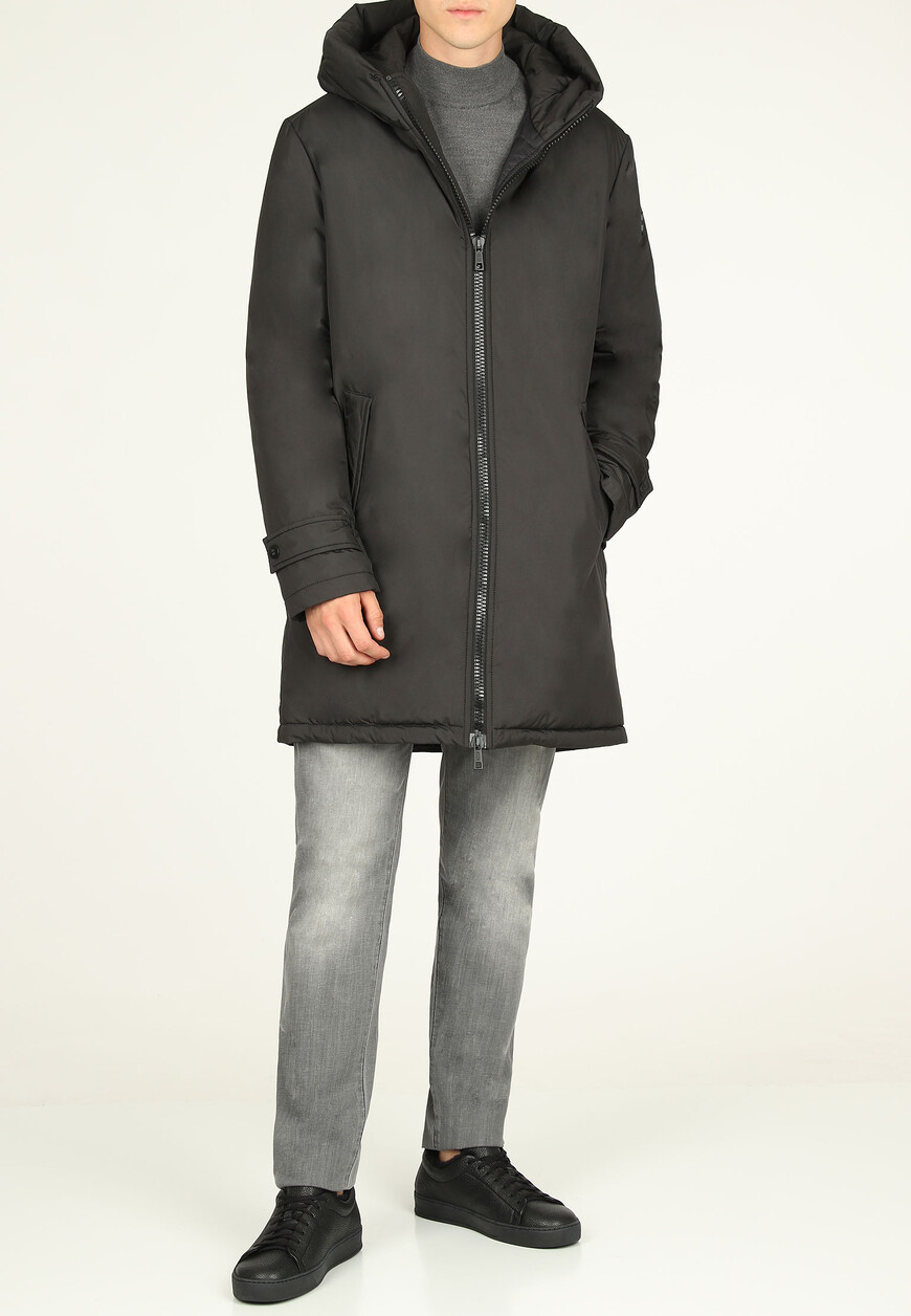 пуховик  от бренда stilnology вид слева