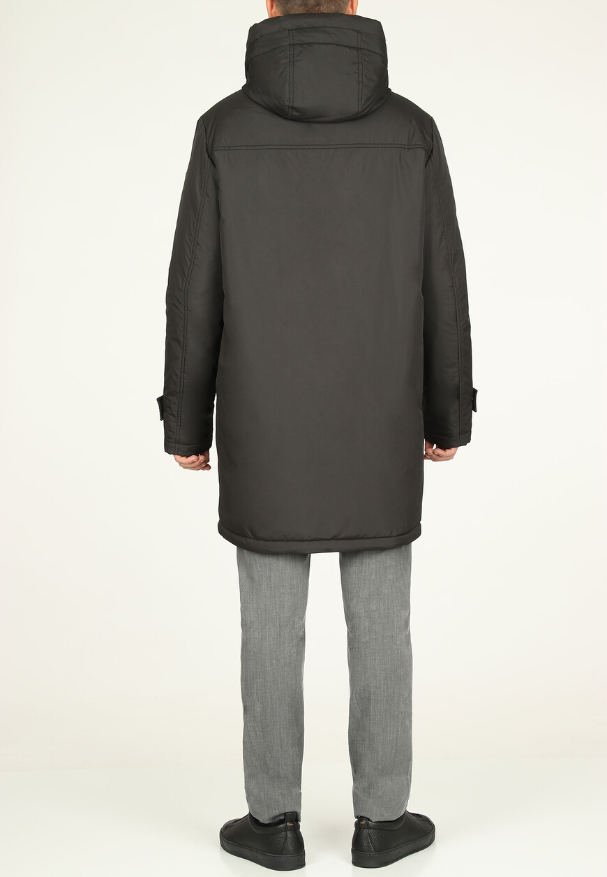 пуховик  из италии вид сбоку