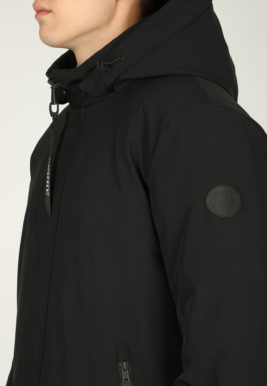 пуховик  из проверенных материалов спереди