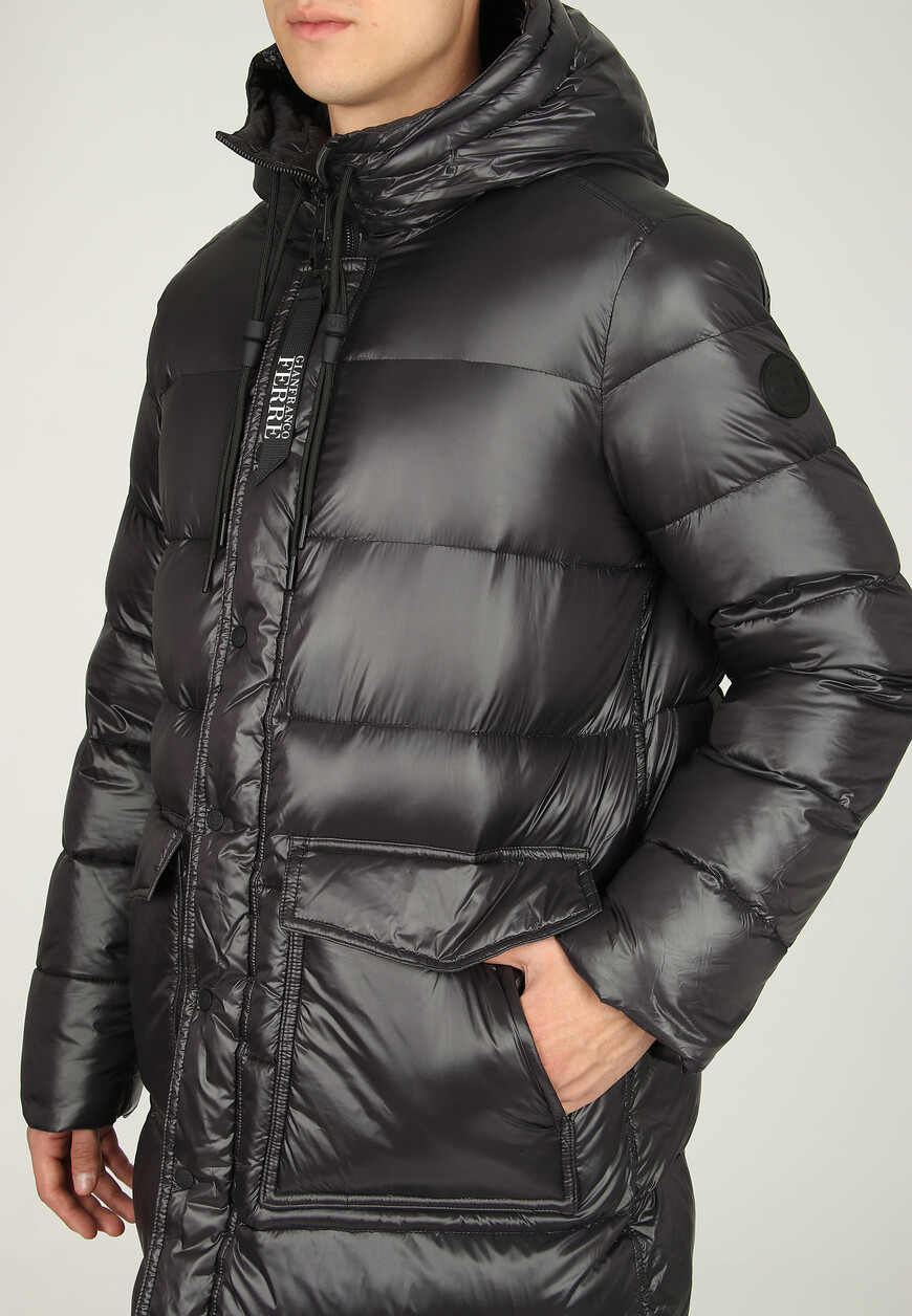 пуховик  из проверенных материалов спереди