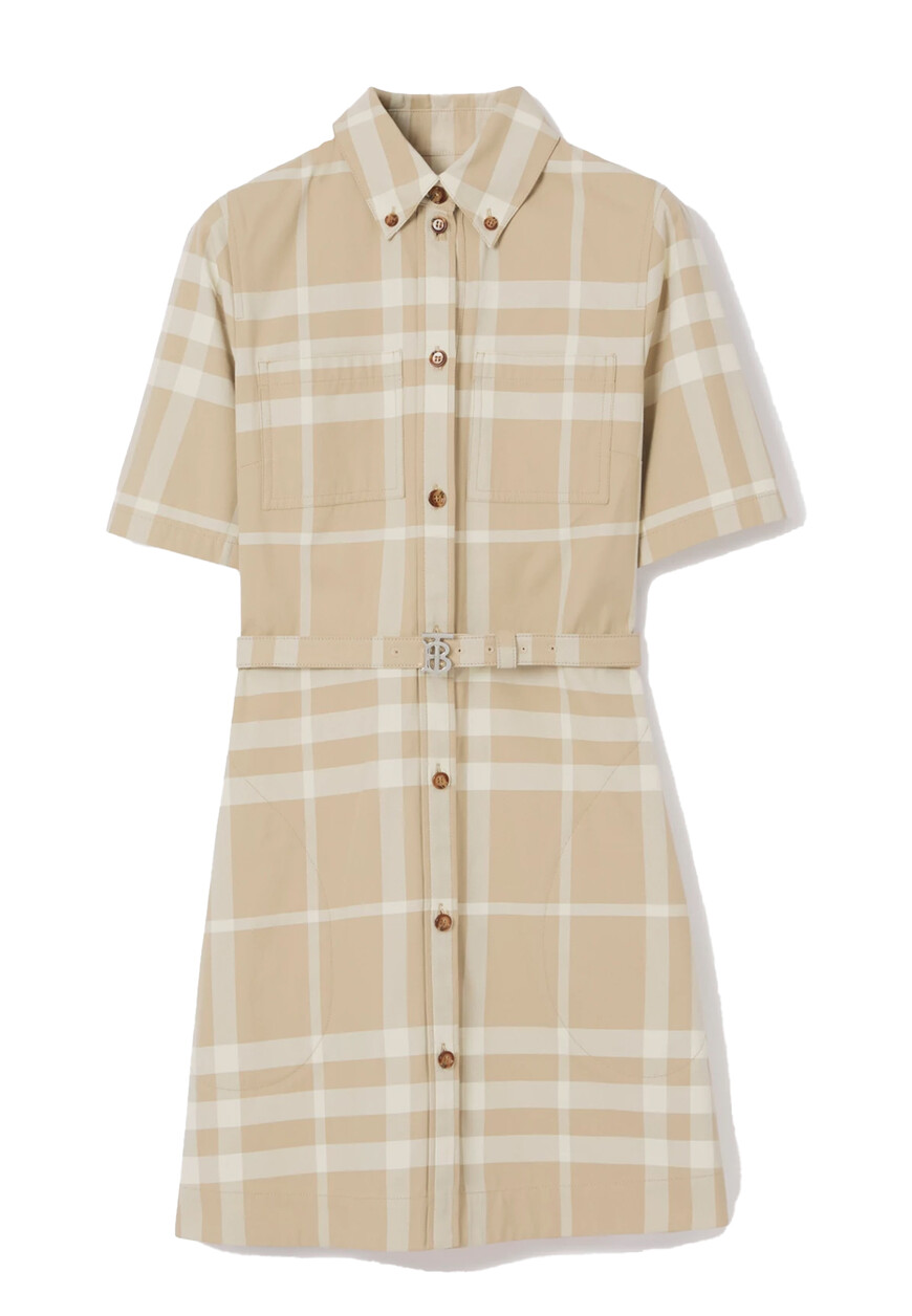 

Платье Burberry, Бежевый