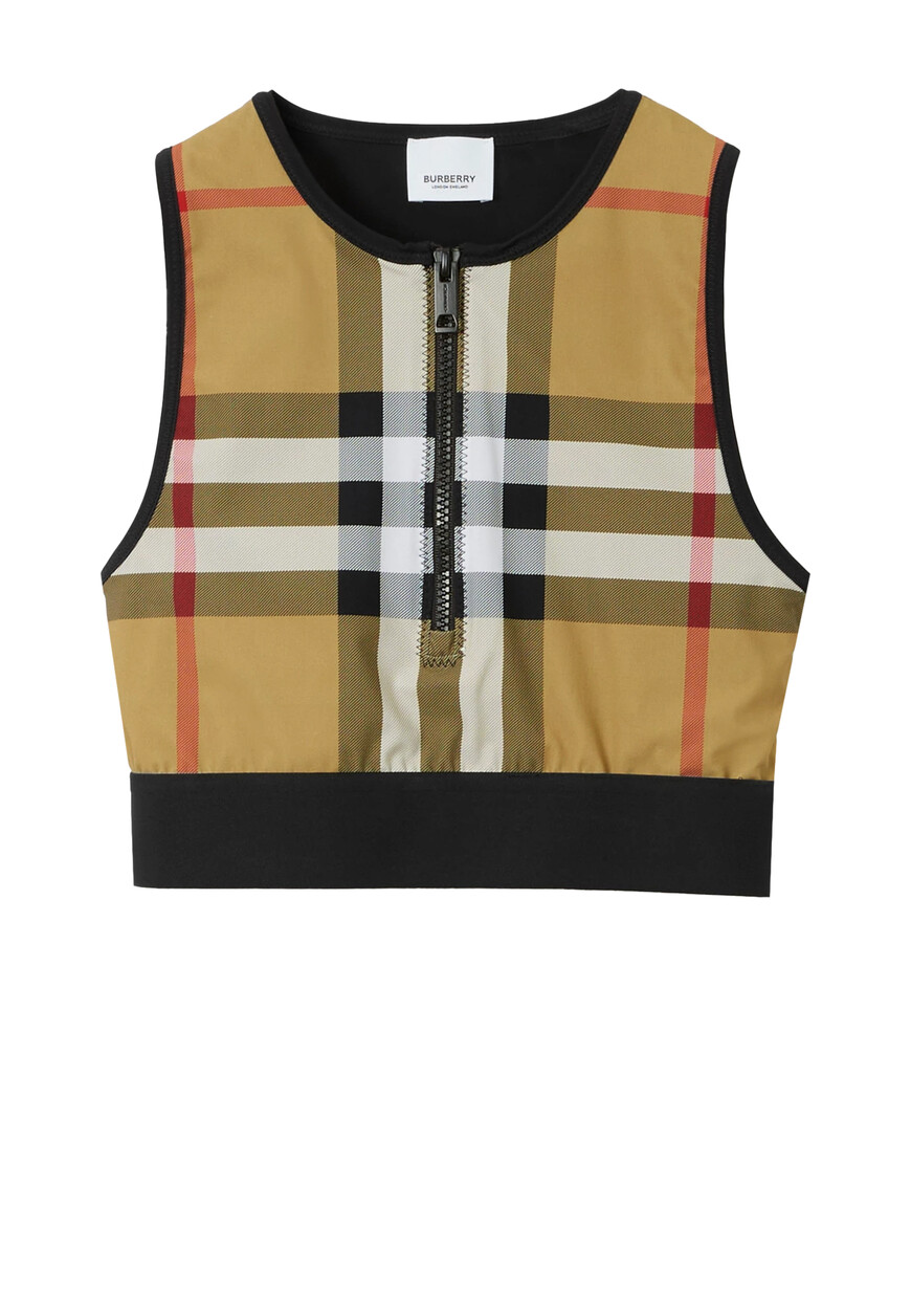 

Топ Burberry, Черный
