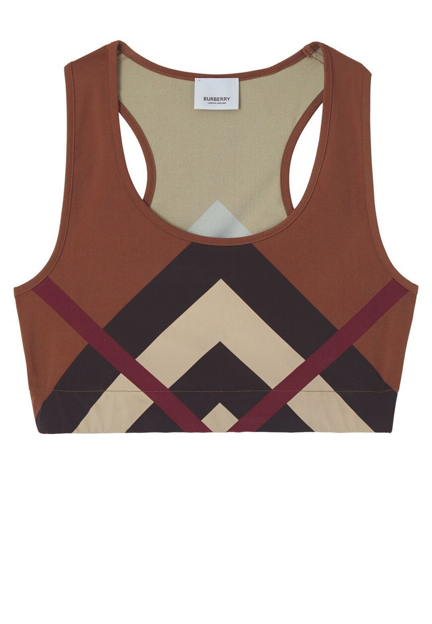 

Топ Burberry, Коричневый