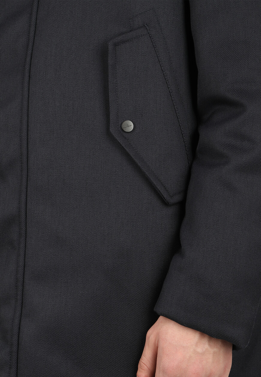 пуховик  из проверенных материалов спереди