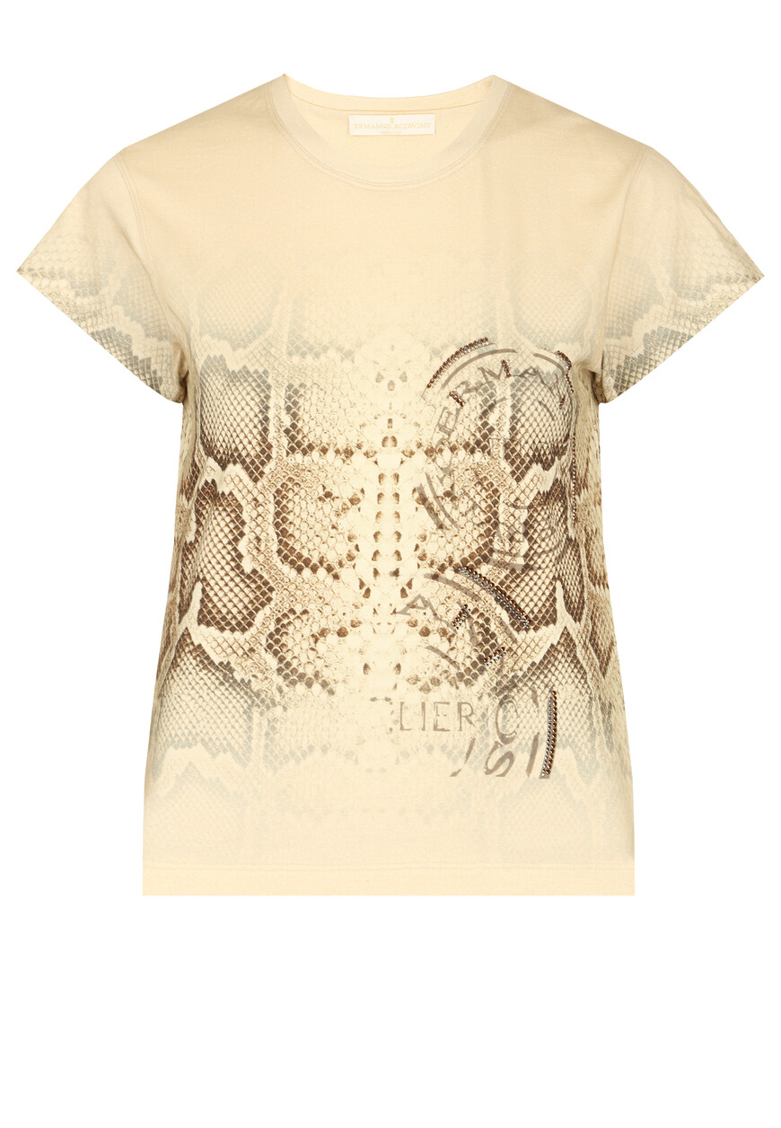 

Футболка Ermanno Scervino, Бежевый