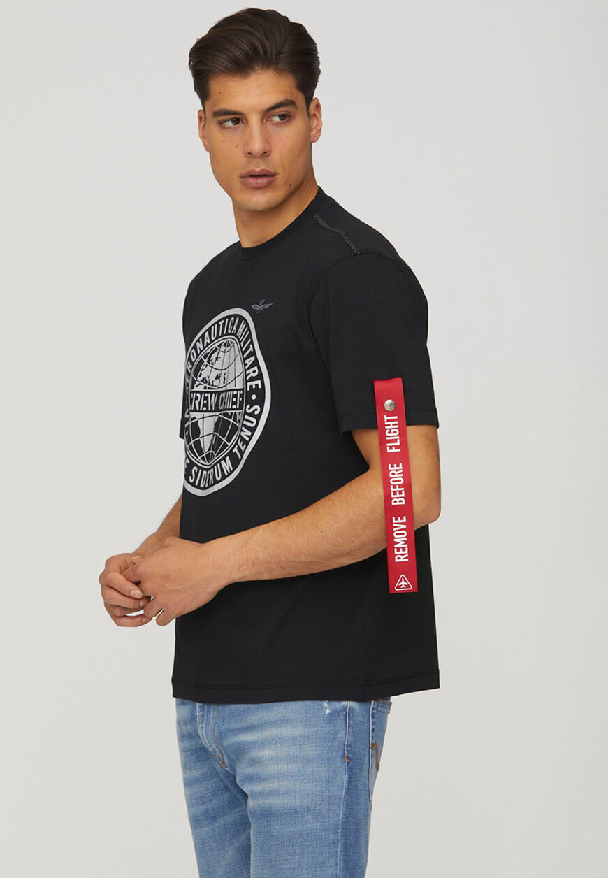 

Футболка Aeronautica Militare, Черный