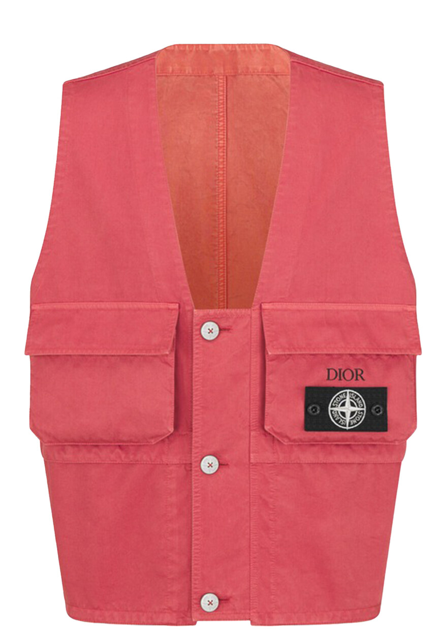 

Жилет Dior & Stone Island, Розовый