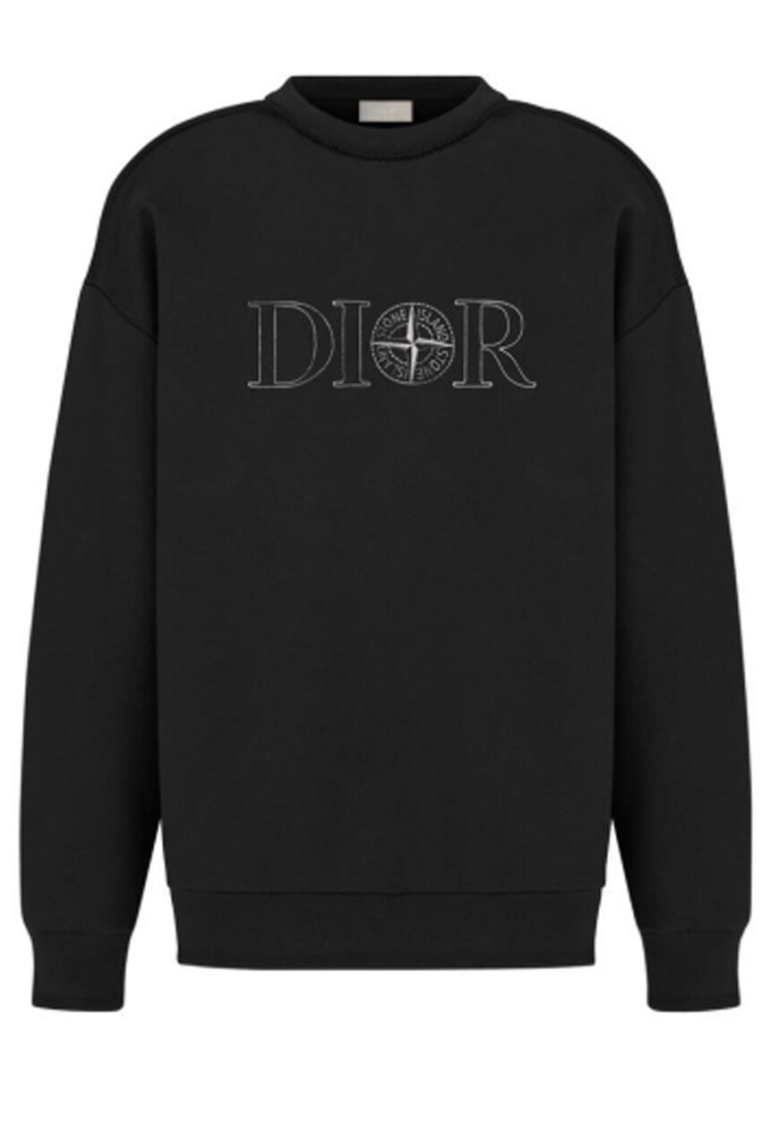 

Свитшот Dior & Stone Island, Черный