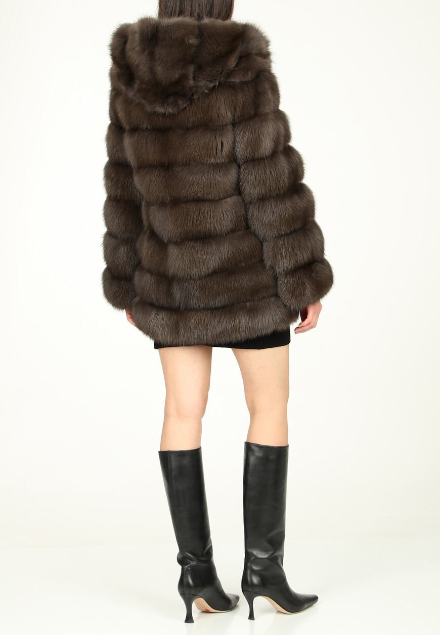 шуба  ZIMBLY mod DARK 42 купить с доставкой