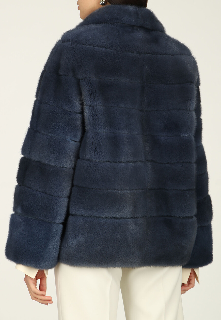 шуба  LIRIA mod PALACE BLUE 44 по распродаже