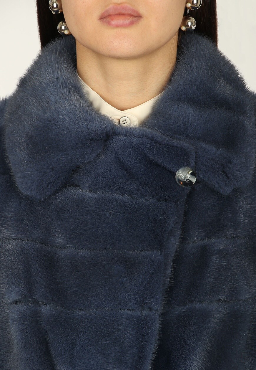 шуба  LIRIA mod PALACE BLUE 44 на официальном сайте