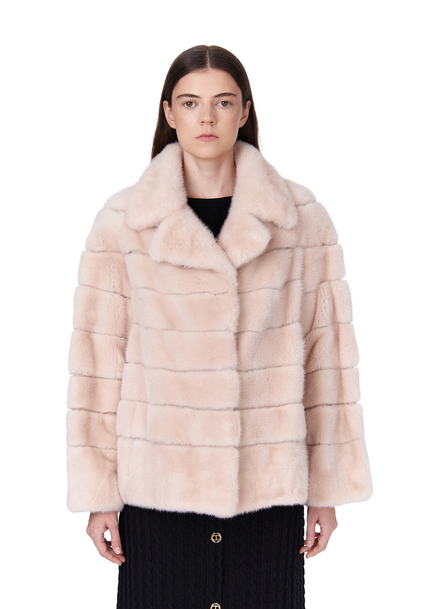 шуба  LIRIA mod  ROSA LEGGERO 44 купить с доставкой