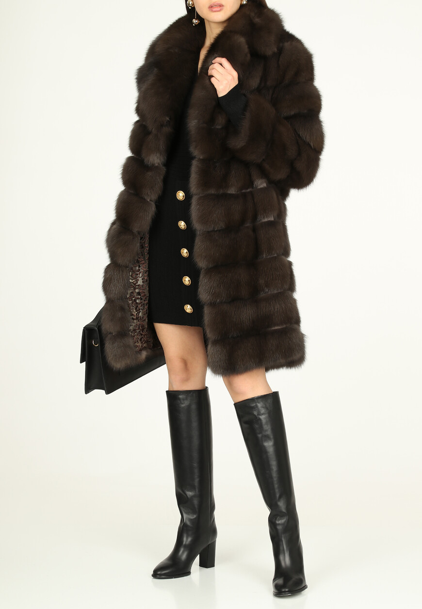 шуба  ZIMBLY DARK 46 по акции